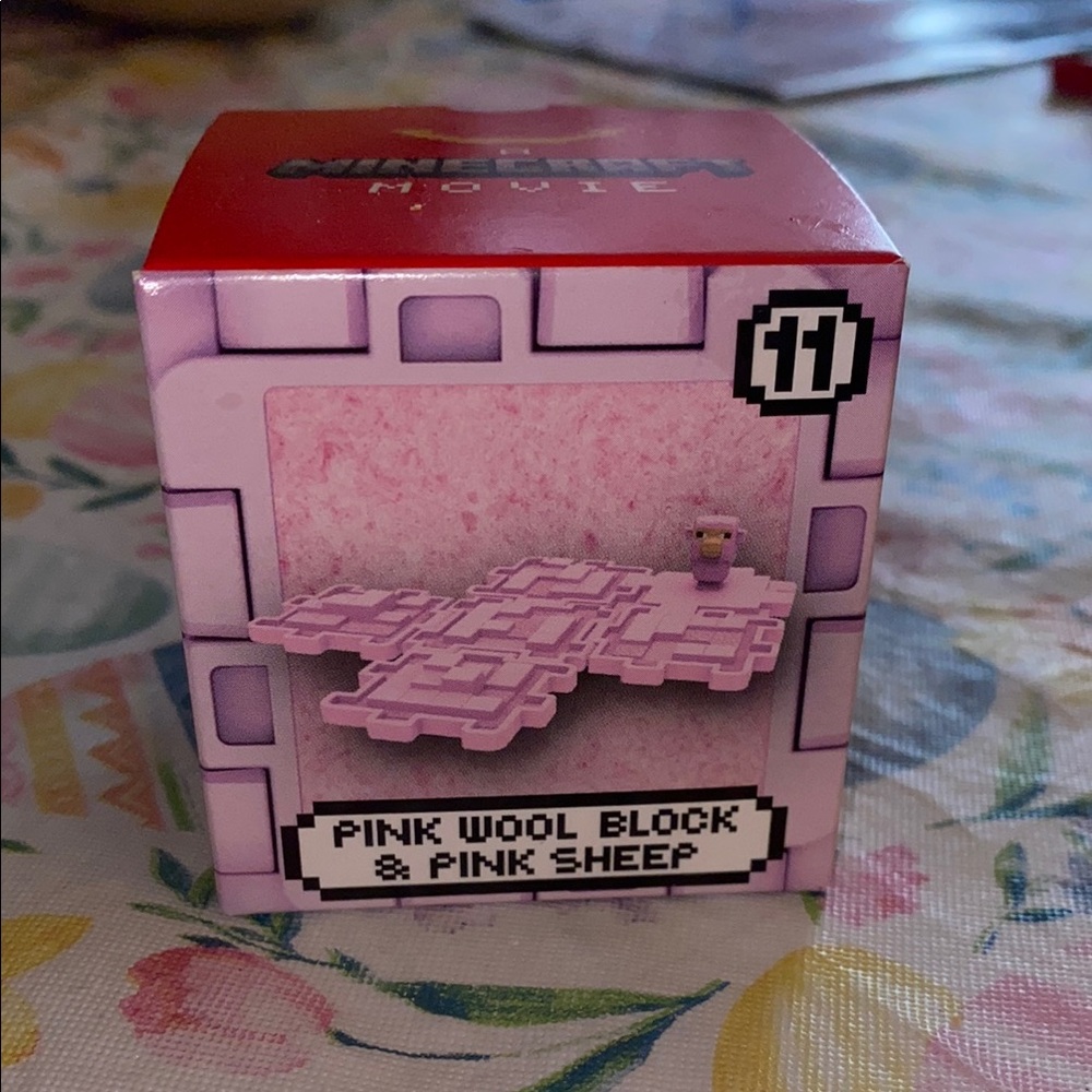 McDonald's 2025 Minecraft Pink sheep #11